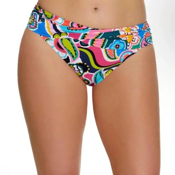 Bleu Rod Beattie Go For Bold Two Piece Swimsuit Top and Sarong Bikini Bottom - Picture 6 of 14